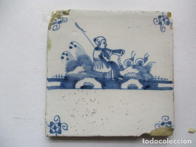 Antig&uuml;edades: Azulejo antiguo Delft - Foto 1