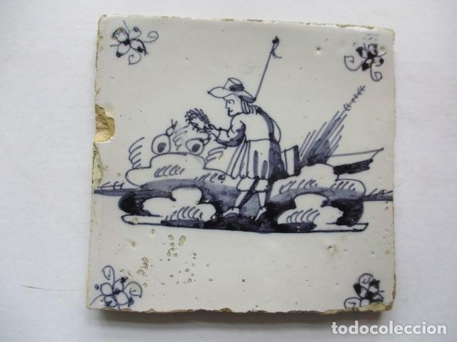 Antig&uuml;edades: Azulejo antiguo Delft - Foto 1