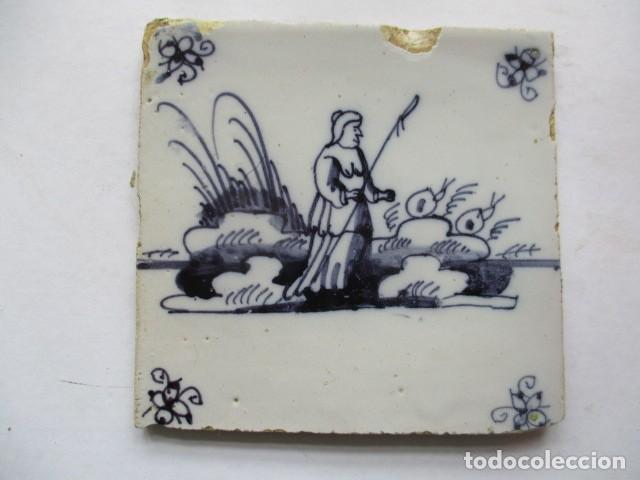 Antig&uuml;edades: Azulejo antiguo Delft - Foto 1