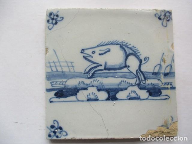 Antig&uuml;edades: Azulejo antiguo Delft - Foto 1