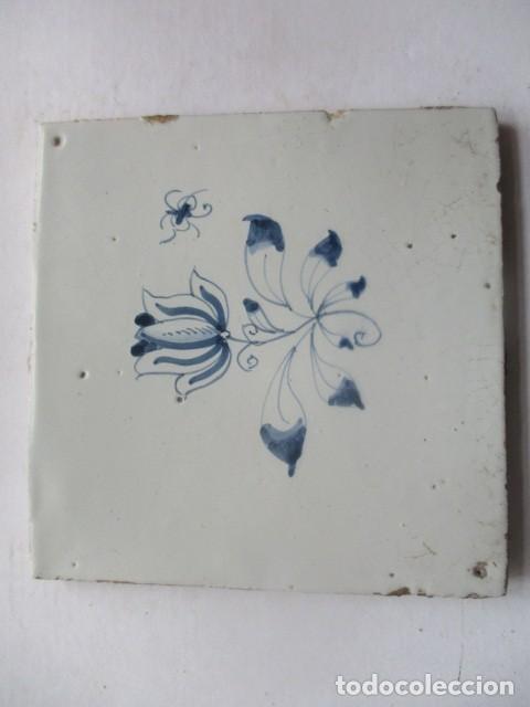 Antig&uuml;edades: Azulejo antiguo pintado - Foto 1