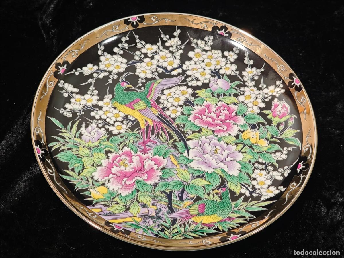 Antig&uuml;edades: Plato japon&eacute;s pintado a mano - Foto 1