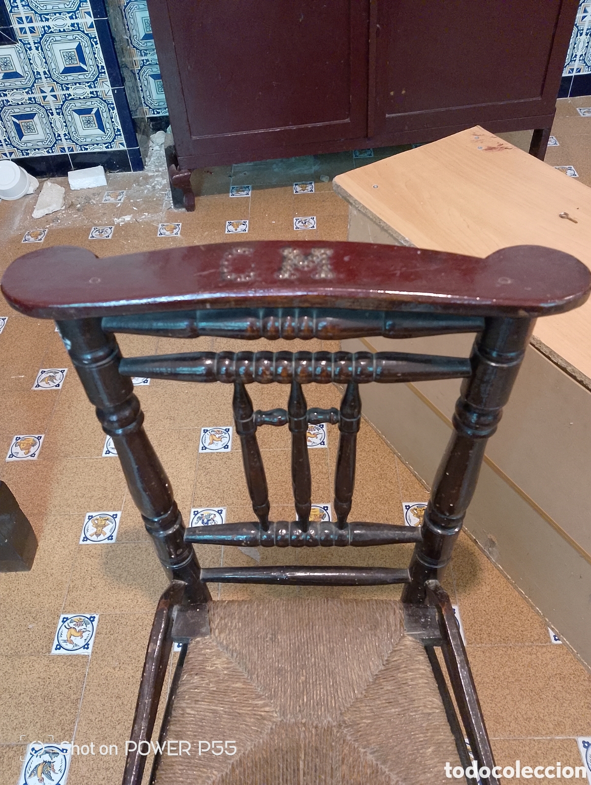 Antig&uuml;edades: Reclinatorio antiguo XIX - Foto 3