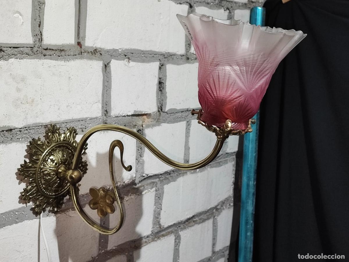 Antig&uuml;edades: EXCELENTE APLIQUE MODERNISTA DE PARED - Foto 1