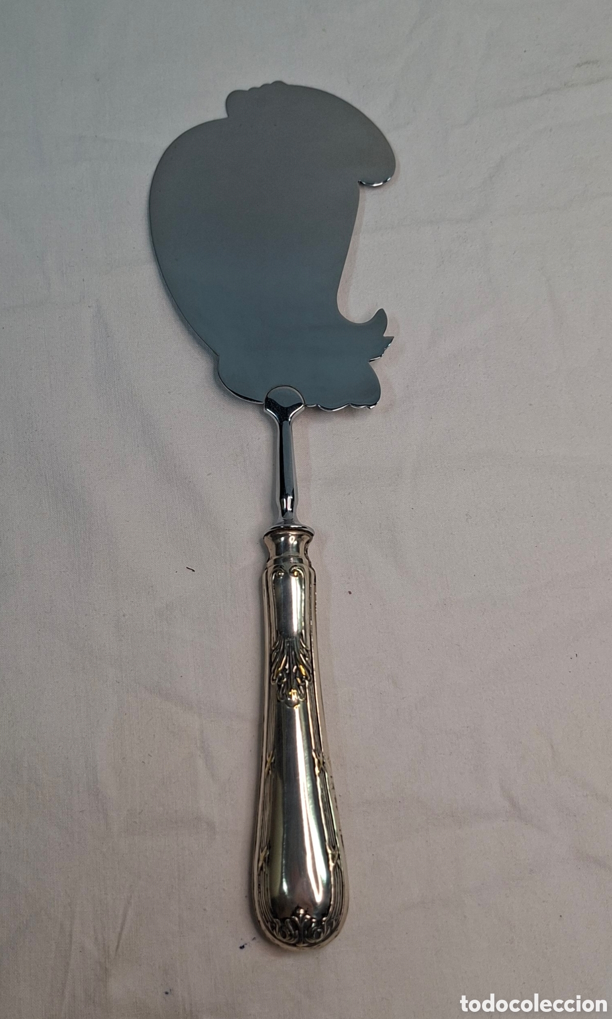 Antig&uuml;edades: Pala para servir con mango de plata - Foto 8
