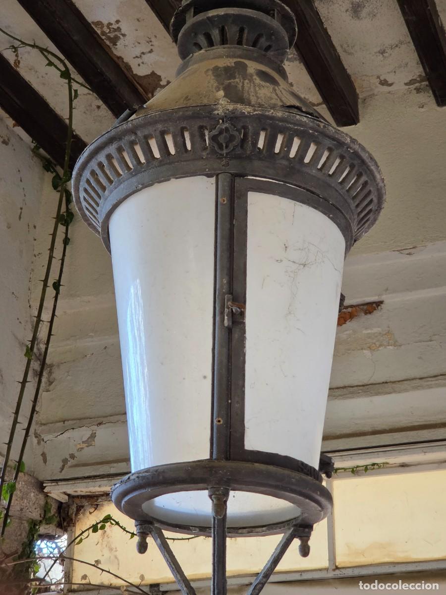 Antig&uuml;edades: Farol, Lampara de Techo - Aluminio - con Puerta - Foto 12