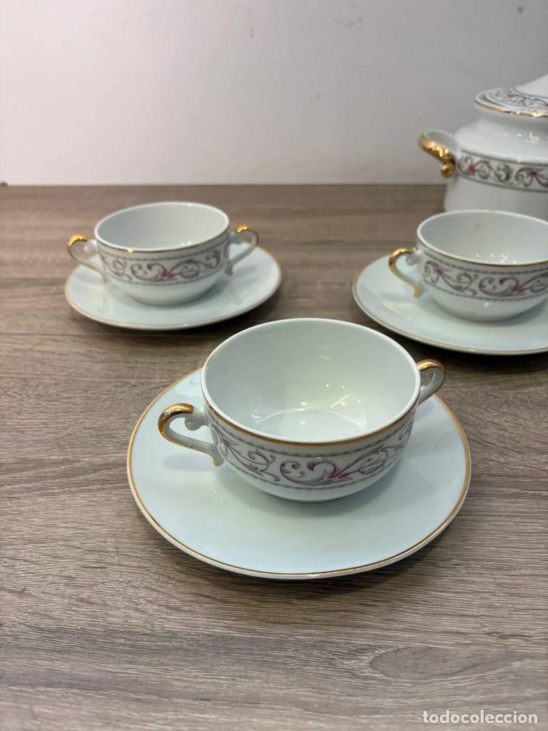 Antig&uuml;edades: JUEGO DE CAF&Eacute; DE PORCELANA - Foto 2
