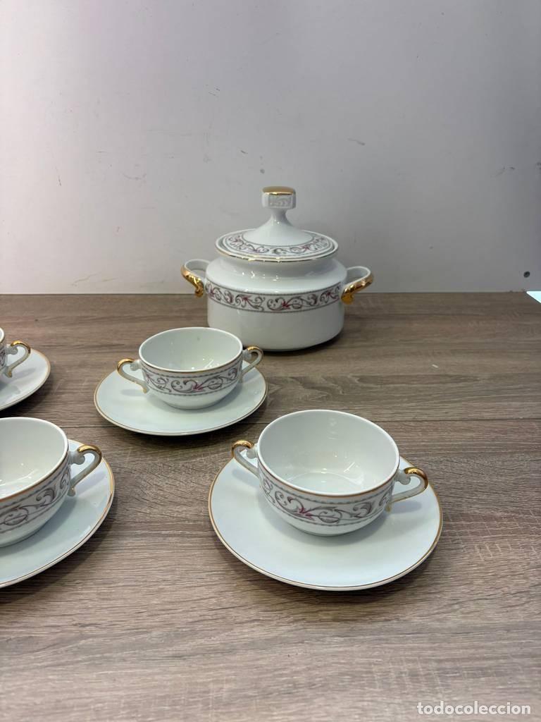 Antig&uuml;edades: JUEGO DE CAF&Eacute; DE PORCELANA - Foto 4