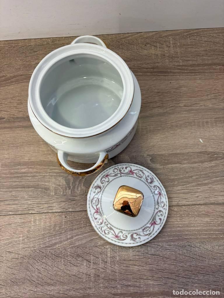 Antig&uuml;edades: JUEGO DE CAF&Eacute; DE PORCELANA - Foto 7