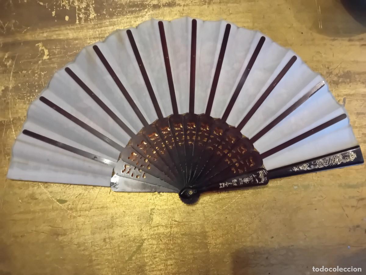 Antig&uuml;edades: Abanico con rosas d&eacute;cada de los 70 - Foto 3