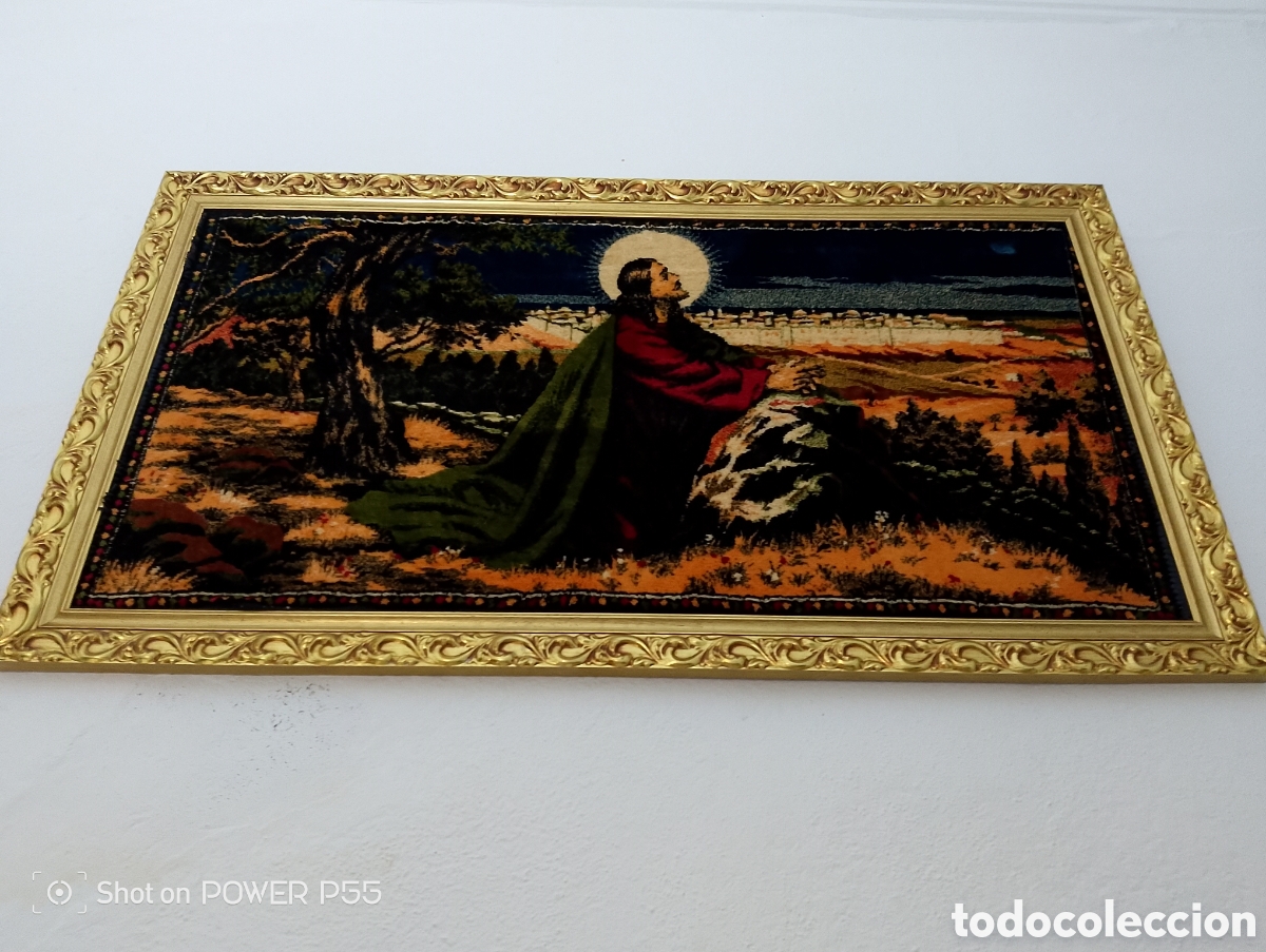 Antig&uuml;edades: Cuadro tapiz religioso - Foto 1