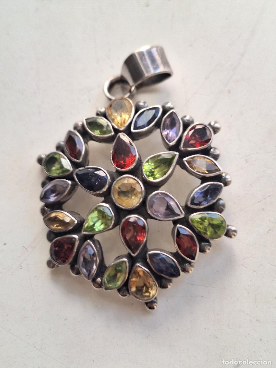Antig&uuml;edades: Colgantes plata y piedras - Foto 6