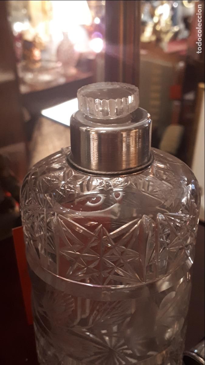 Antig&uuml;edades: Perfumero de plata de Ley y cristal - Foto 7