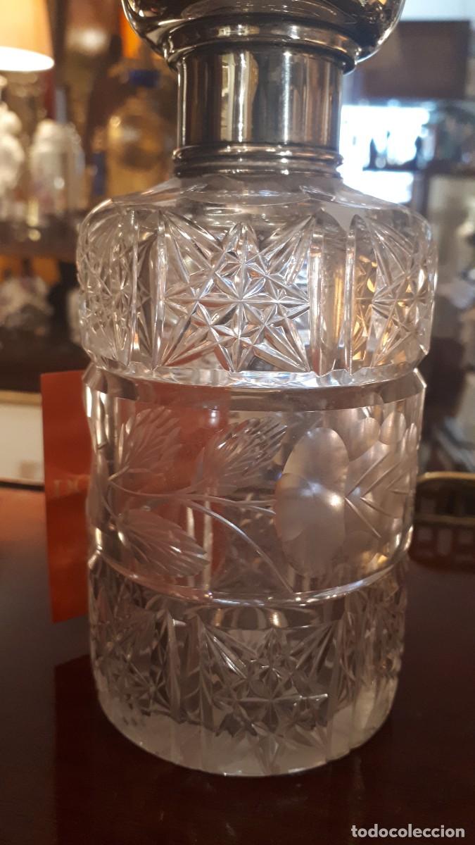 Antig&uuml;edades: Perfumero de plata de Ley y cristal - Foto 11