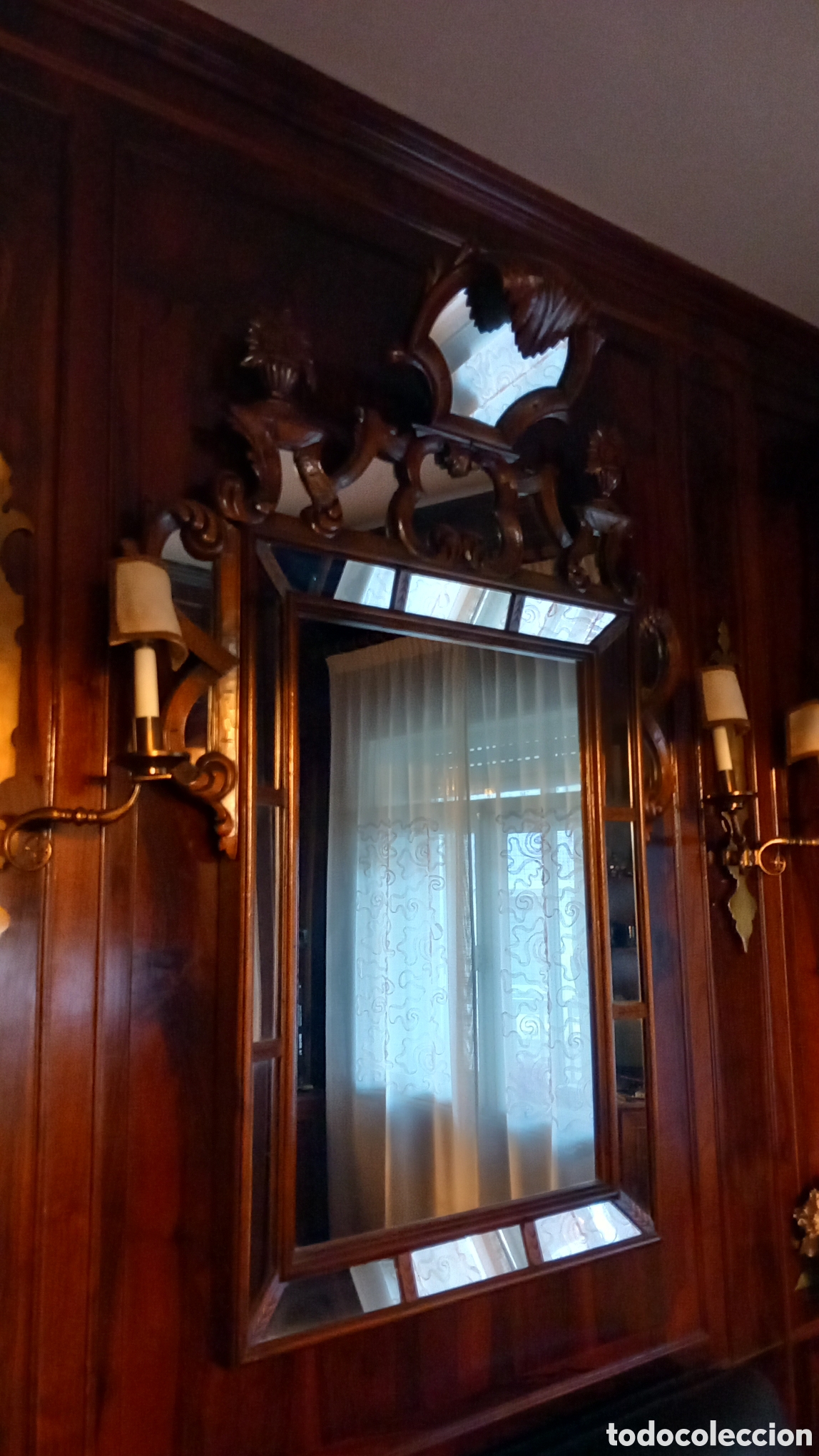 Antig&uuml;edades: Elegante espejo en madera - Foto 1