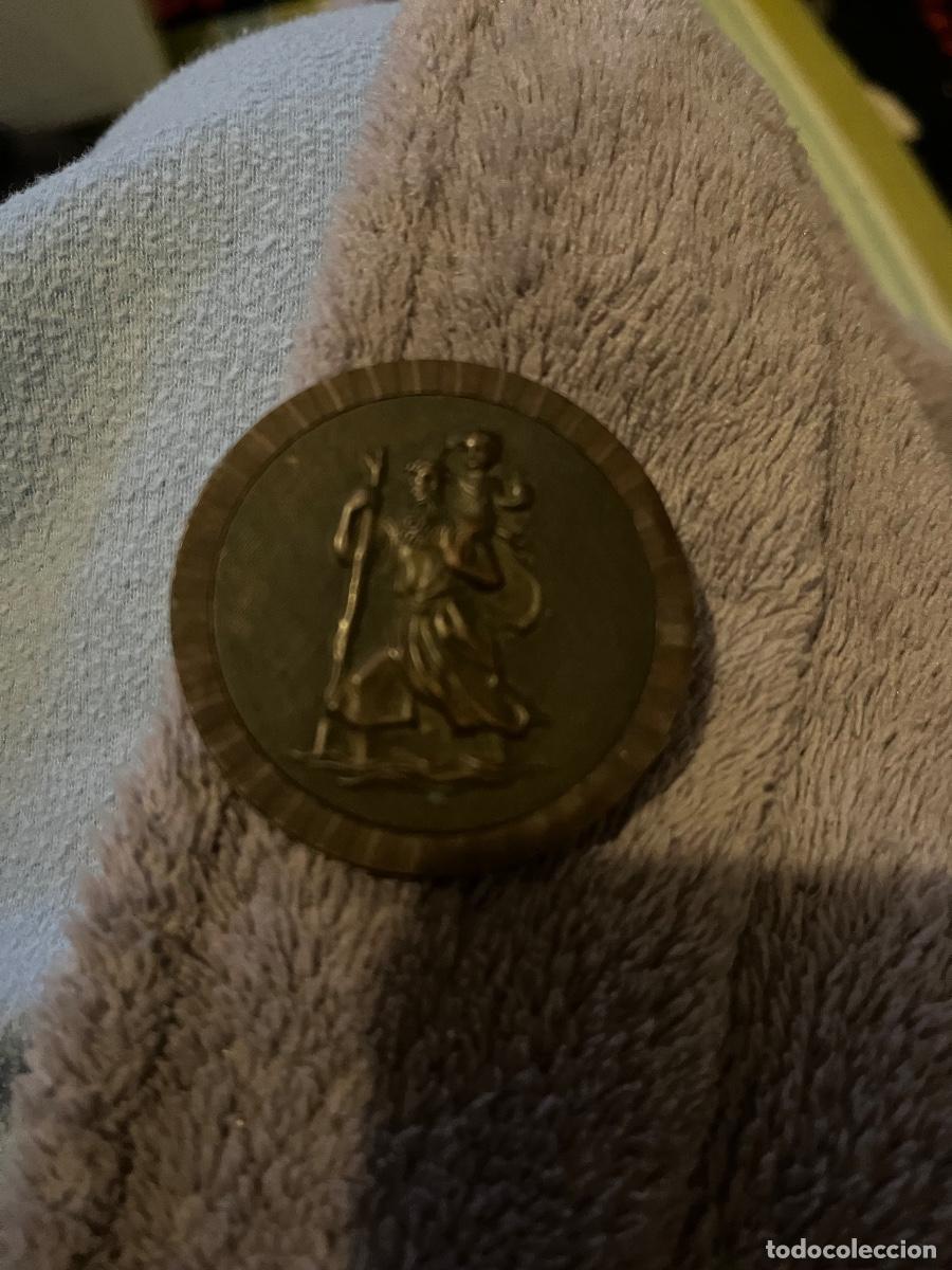 Antig&uuml;edades: Medalla san cristobal bronce - Foto 1
