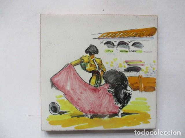 Antig&uuml;edades: Azulejo Ramos Rejano Toreo - Foto 1