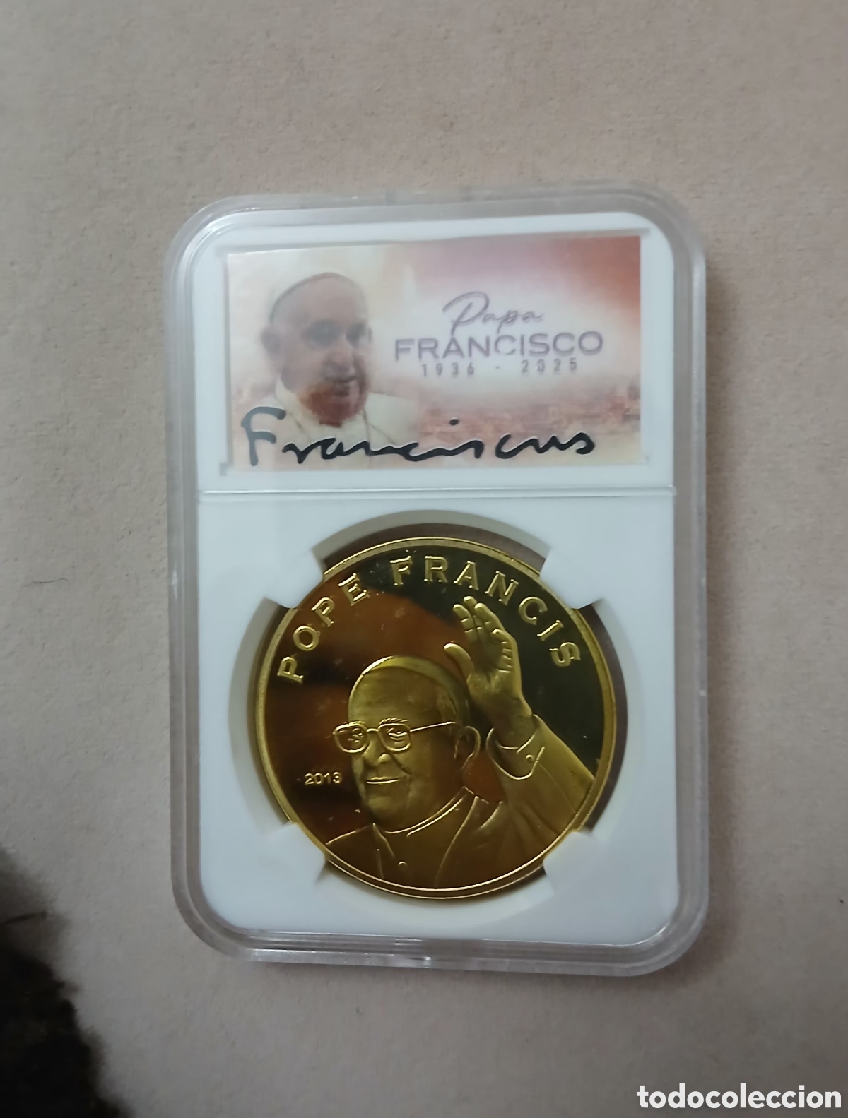 Antig&uuml;edades: MEDALLA PAP&Aacute; FRANCISCO 2013 - Foto 1