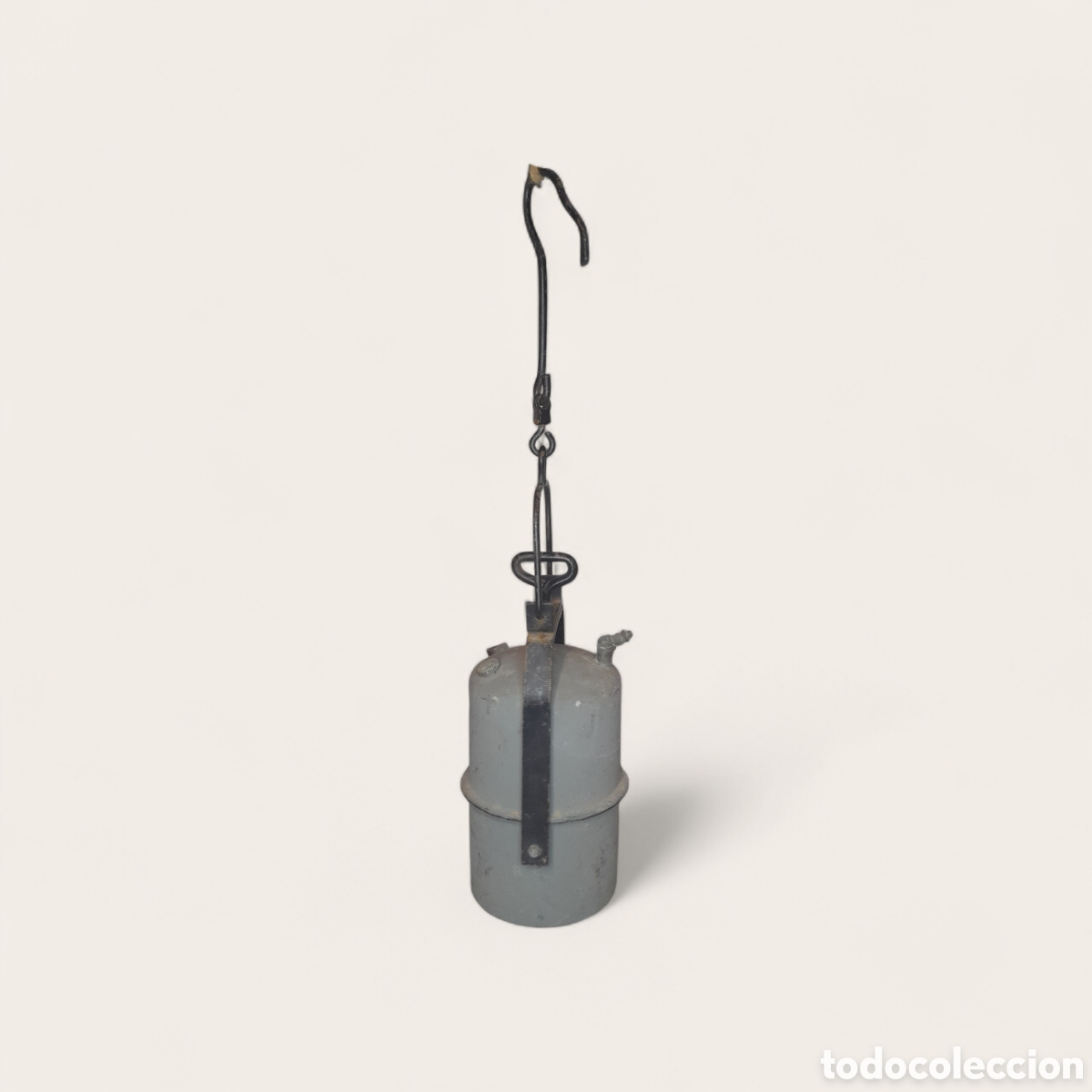 Antig&uuml;edades: Antiguo y gran candil de carburo. - Foto 2