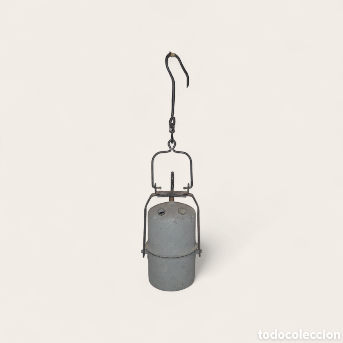 Antig&uuml;edades: Antiguo y gran candil de carburo. - Foto 4