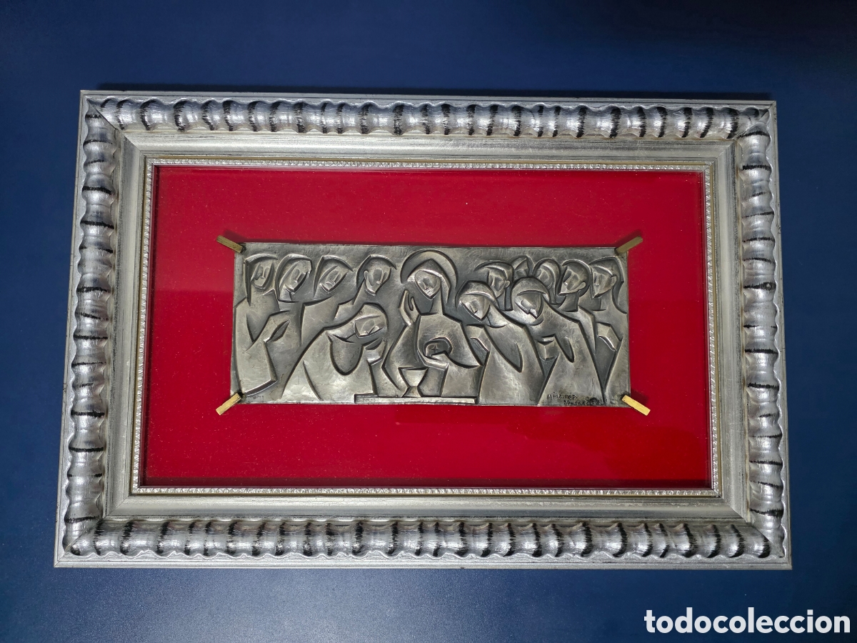 Antig&uuml;edades: Relieve de la &uacute;ltima cena M. M. rep Pasadena - Foto 1
