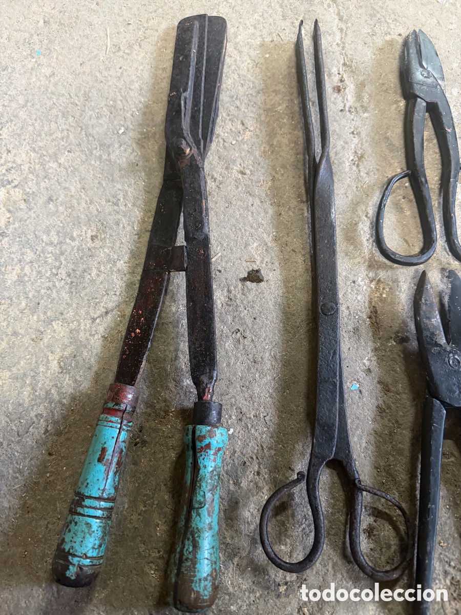 Antig&uuml;edades: Lote herramientas antiguas forja - Foto 3