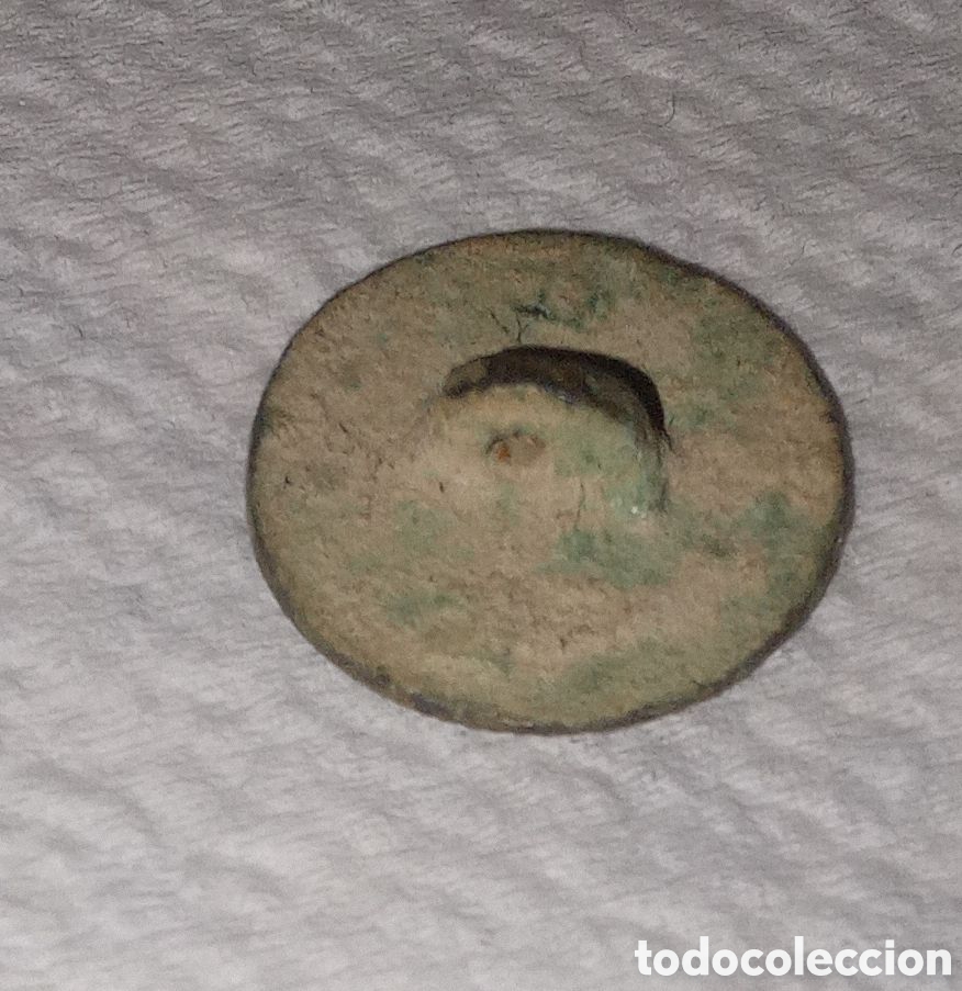 Antig&uuml;edades: BOT&Oacute;N MILITAR ANTIGUO ESPA&Ntilde;OL - Foto 2