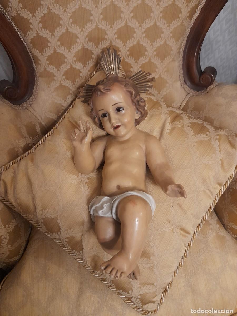 Antig&uuml;edades: Ni&ntilde;o Jes&uacute;s con ojos de cristal - Foto 2