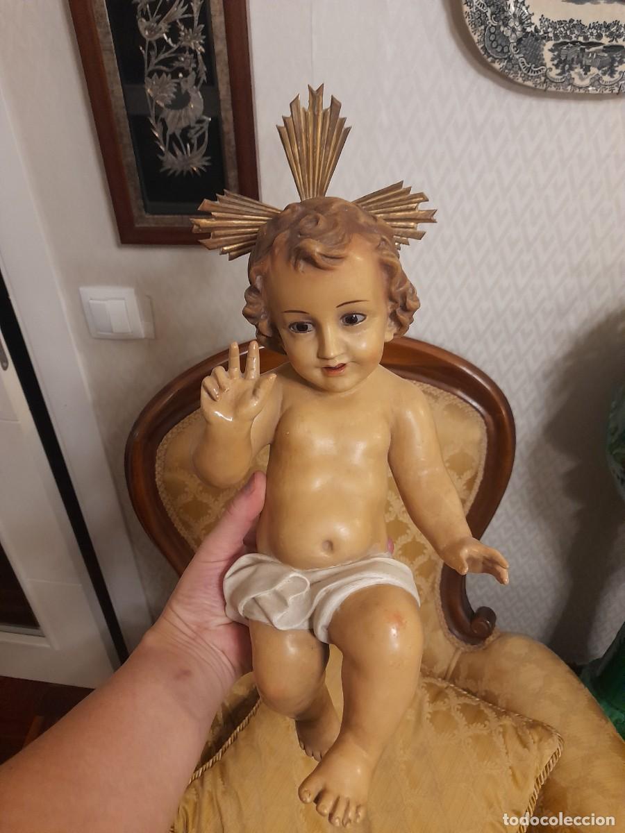 Antig&uuml;edades: Ni&ntilde;o Jes&uacute;s con ojos de cristal - Foto 3