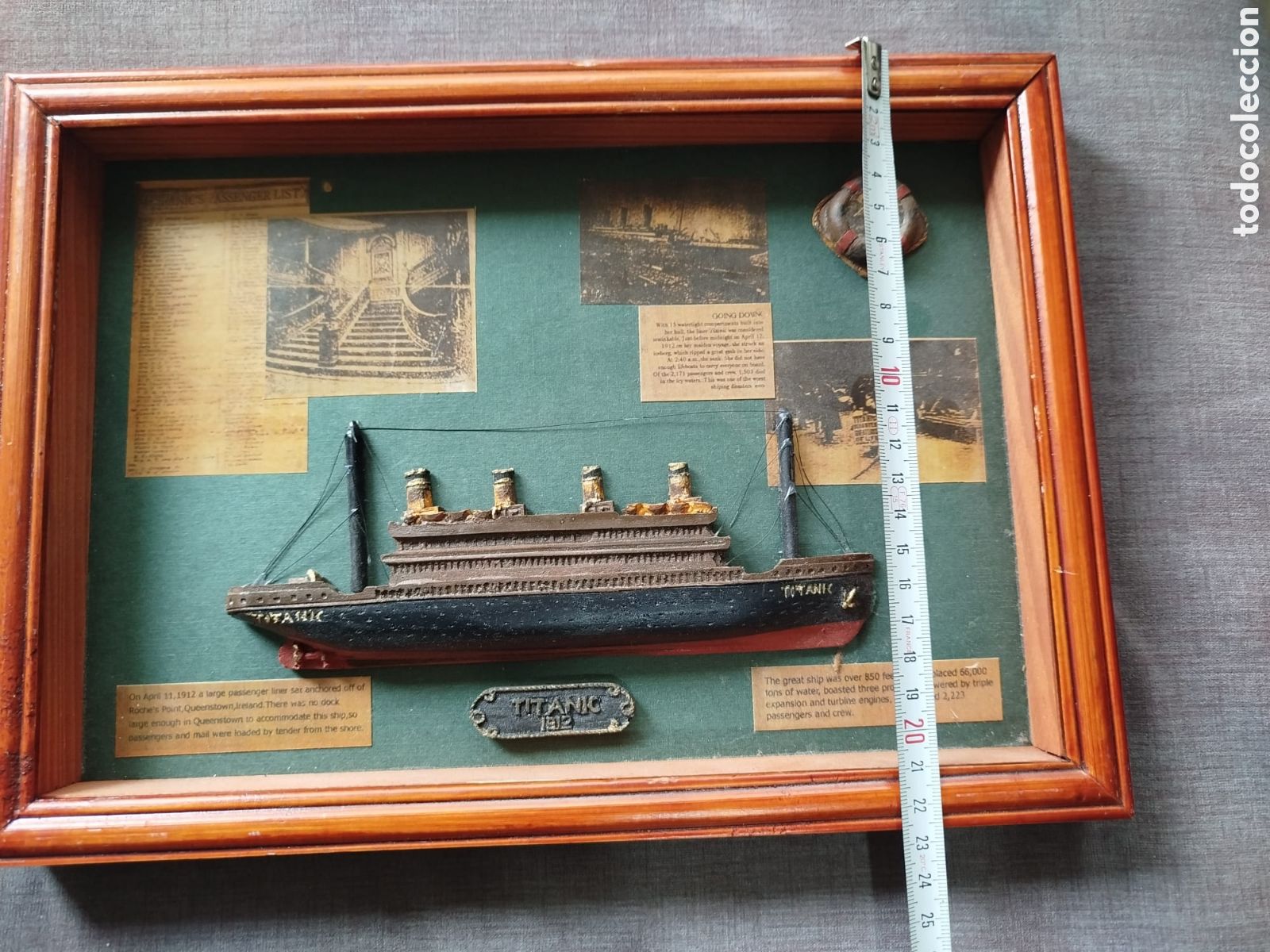 Antig&uuml;edades: Cuadro Museo de Barco TITANIC - Foto 23