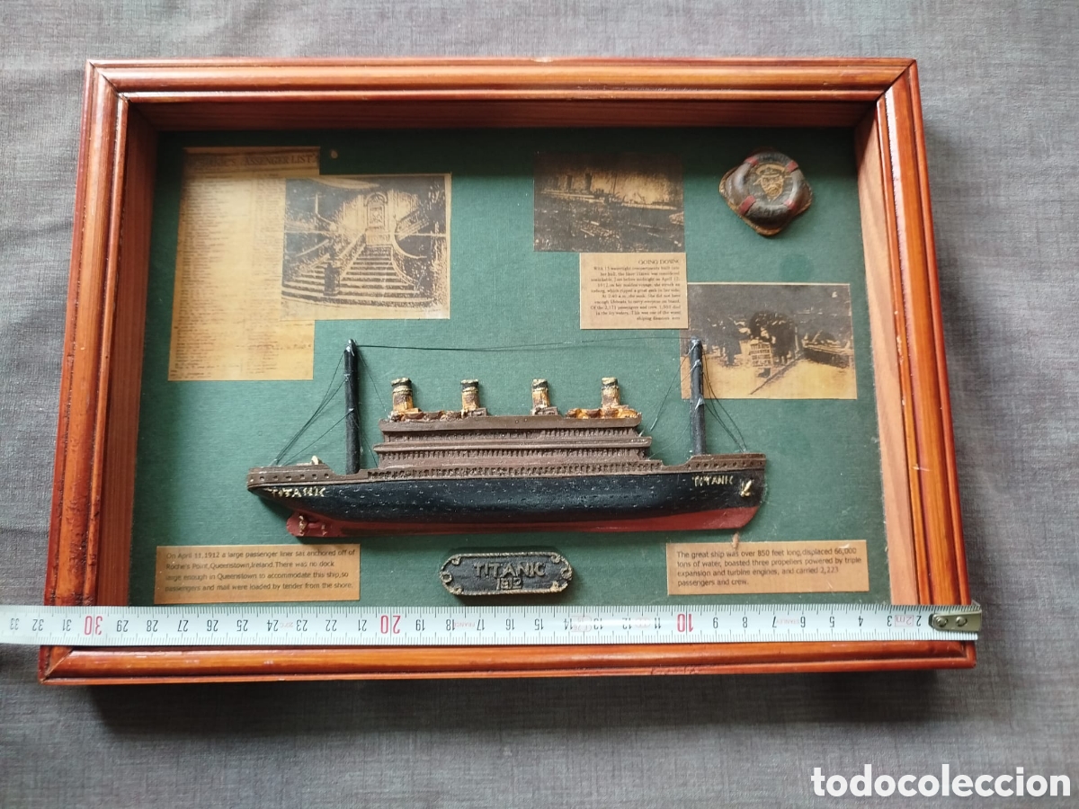 Antig&uuml;edades: Cuadro Museo de Barco TITANIC - Foto 24