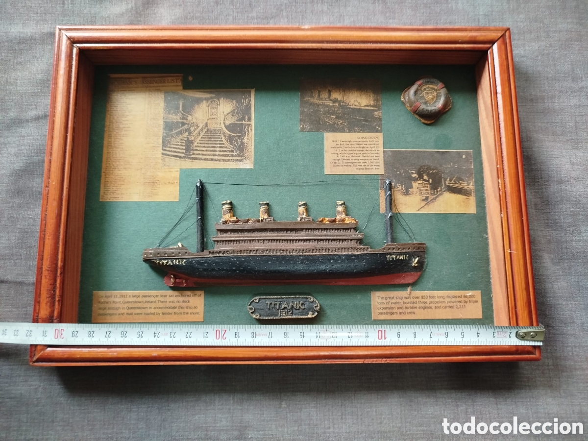 Antig&uuml;edades: Cuadro Museo de Barco TITANIC - Foto 25