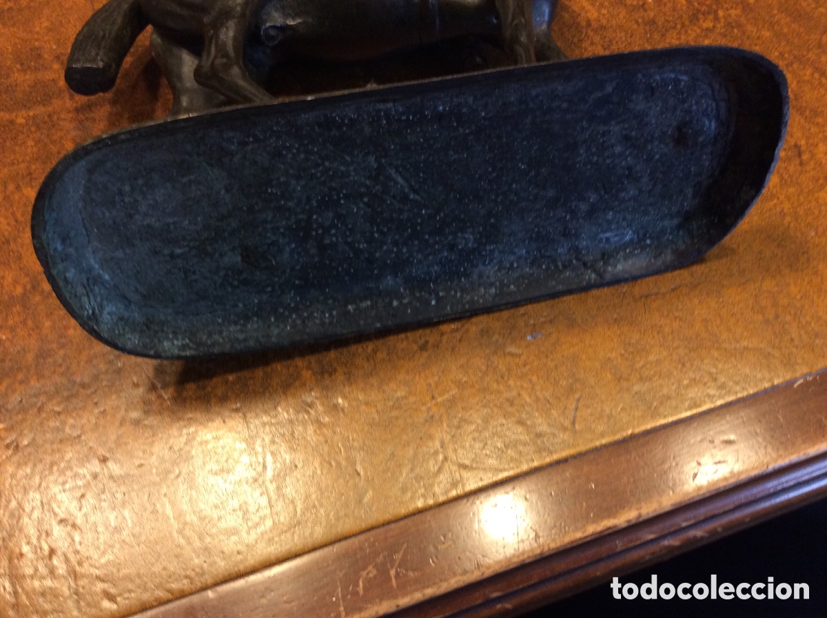 Antig&uuml;edades: Excelente bronce caballo ingles - Foto 3