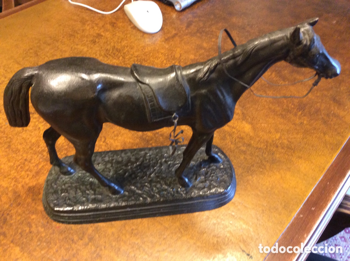 Antig&uuml;edades: Excelente bronce caballo ingles - Foto 1