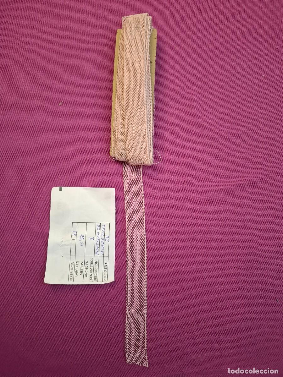Antig&uuml;edades: PUNTILLA DE TULL ANTIGUA - Foto 1