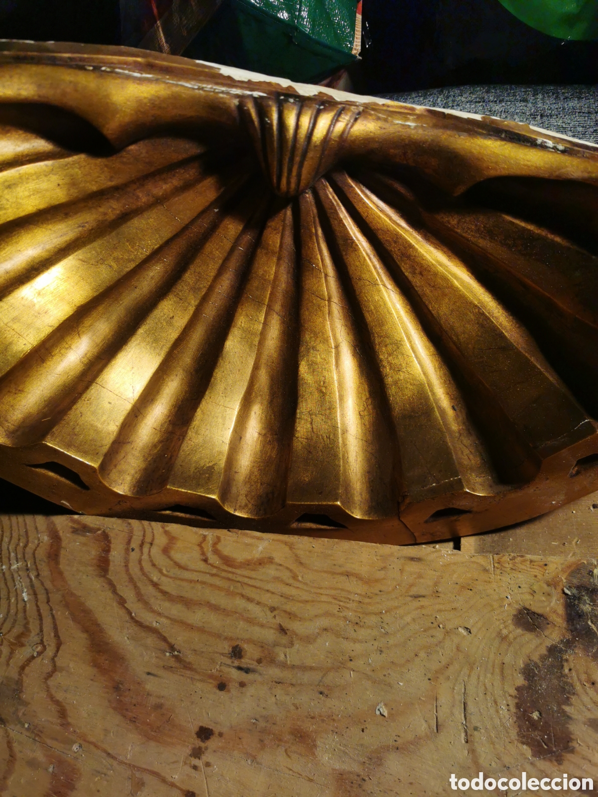 Antig&uuml;edades: C&uacute;pula fin siglo XIX madera 45. 27cm - Foto 2