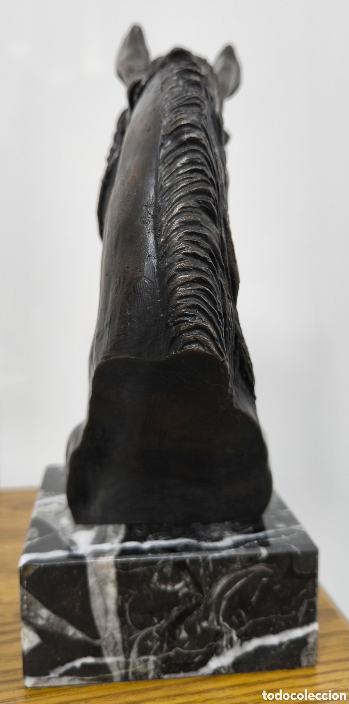 Antig&uuml;edades: GRAN CABEZA DE CABALLO BRONCE - Foto 3