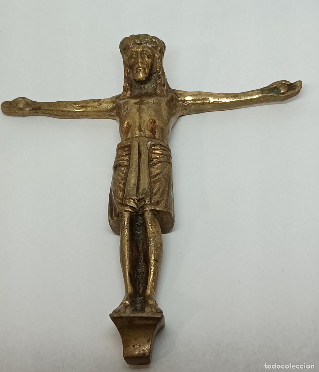 Antig&uuml;edades: CRISTO ANTIGUO DE BRONCE - Foto 1
