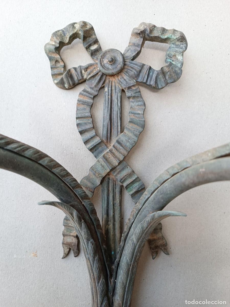 Antig&uuml;edades: ANTIGUA LAMPARA DE BRONCE - Foto 5