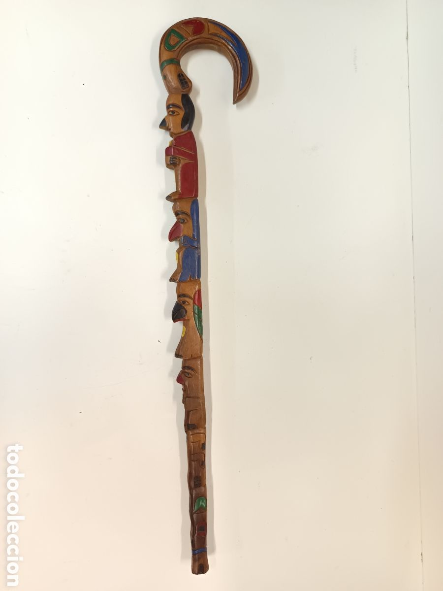 Antig&uuml;edades: Colecci&oacute;n de 9 bastones &eacute;tnicos - Foto 11