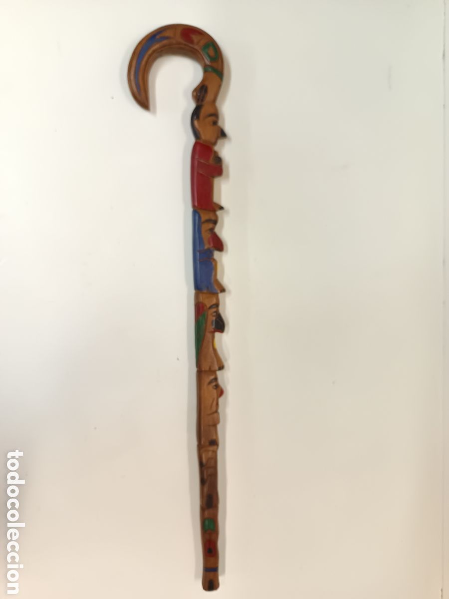 Antig&uuml;edades: Colecci&oacute;n de 9 bastones &eacute;tnicos - Foto 12