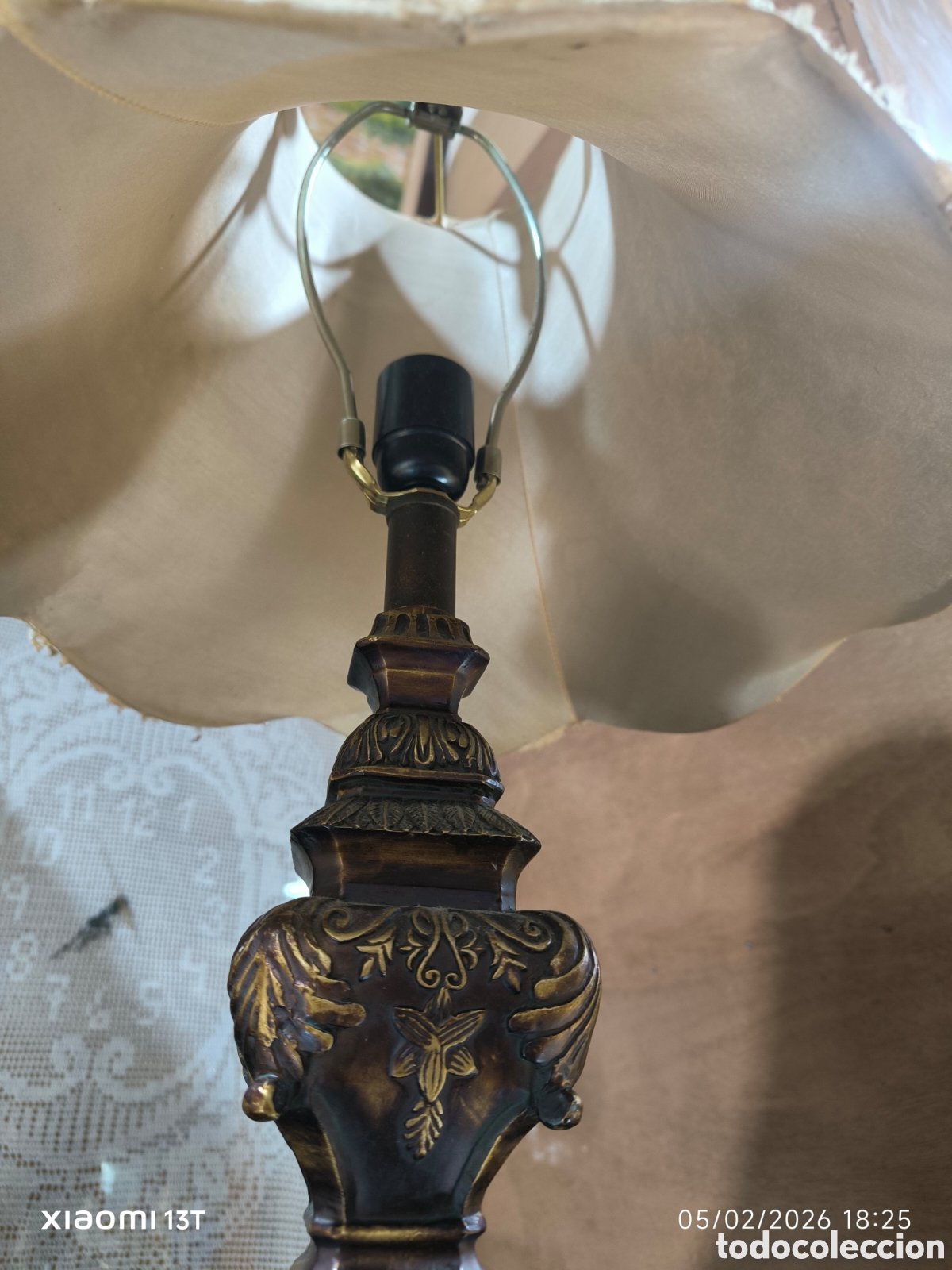 Antig&uuml;edades: Lampara de mesa estilo cl&aacute;sico - Foto 5