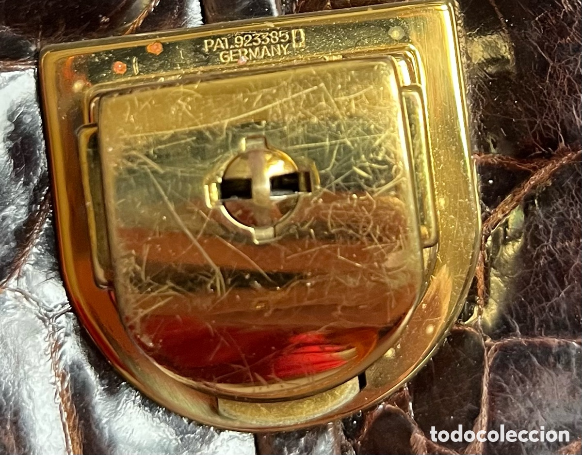 Antig&uuml;edades: Bolso alem&aacute;n de piel de cocodrilo - Foto 11