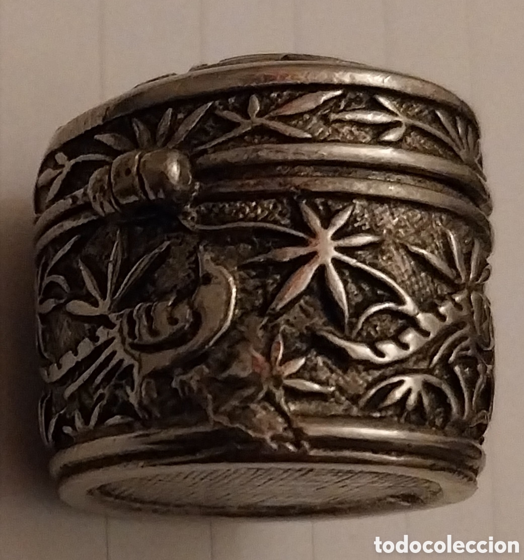 Antig&uuml;edades: Joyas de RAP&Eacute;/Caja/Pastillero De Plata - Foto 3