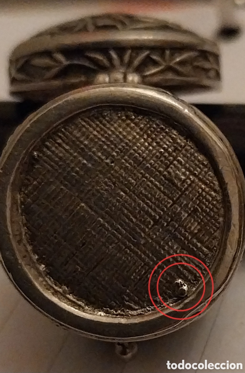 Antig&uuml;edades: Joyas de RAP&Eacute;/Caja/Pastillero De Plata - Foto 4