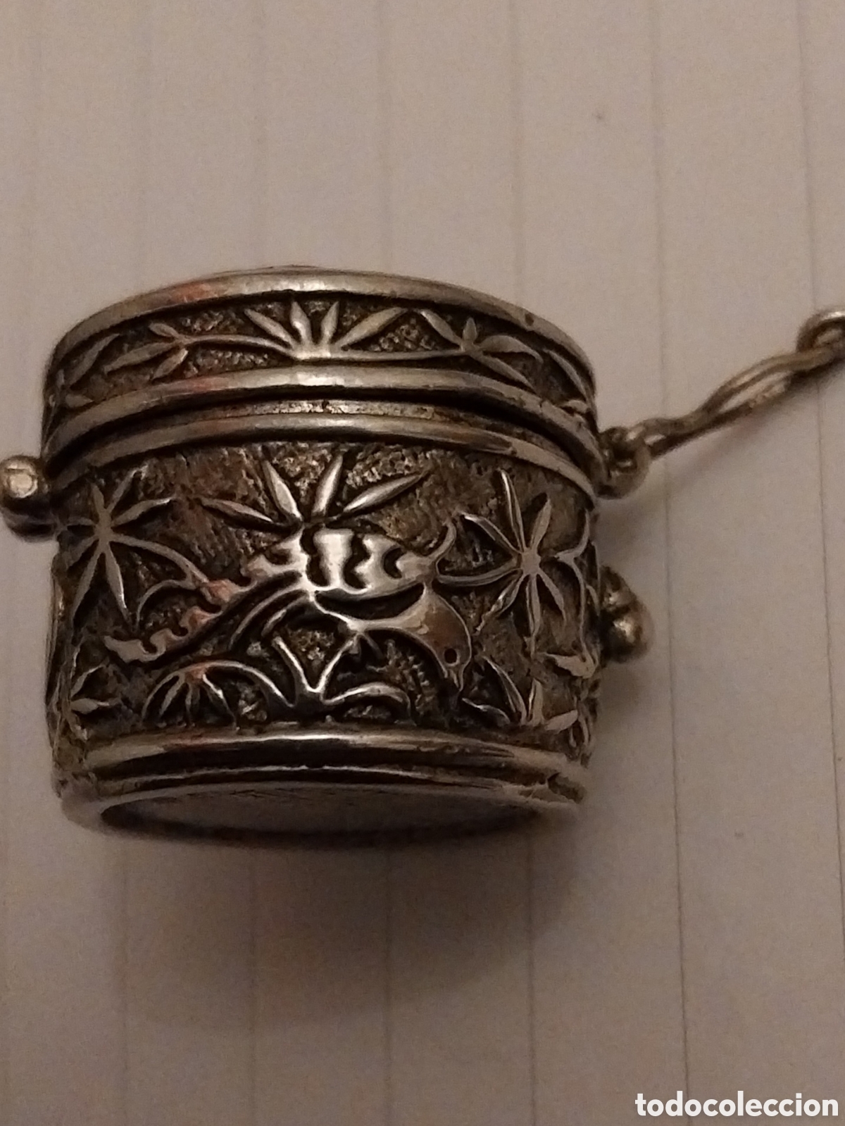 Antig&uuml;edades: Joyas de RAP&Eacute;/Caja/Pastillero De Plata - Foto 5