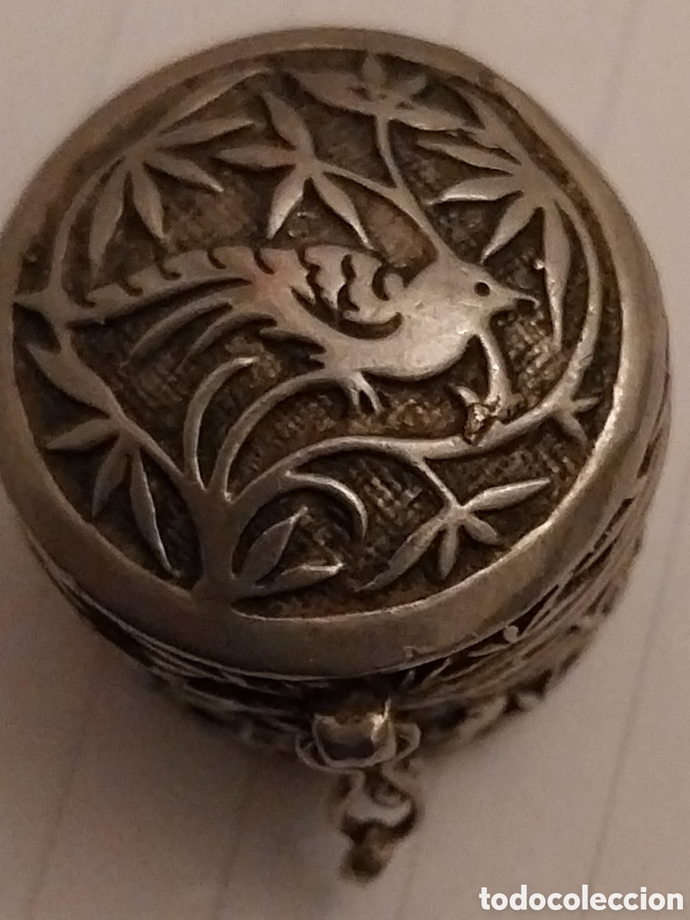 Antig&uuml;edades: Joyas de RAP&Eacute;/Caja/Pastillero De Plata - Foto 7