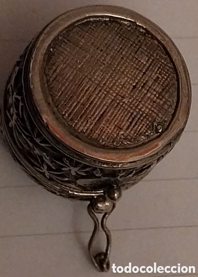 Antig&uuml;edades: Joyas de RAP&Eacute;/Caja/Pastillero De Plata - Foto 10