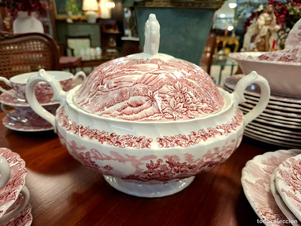 Antig&uuml;edades: Vajilla inglesa Myott rosa - Foto 3