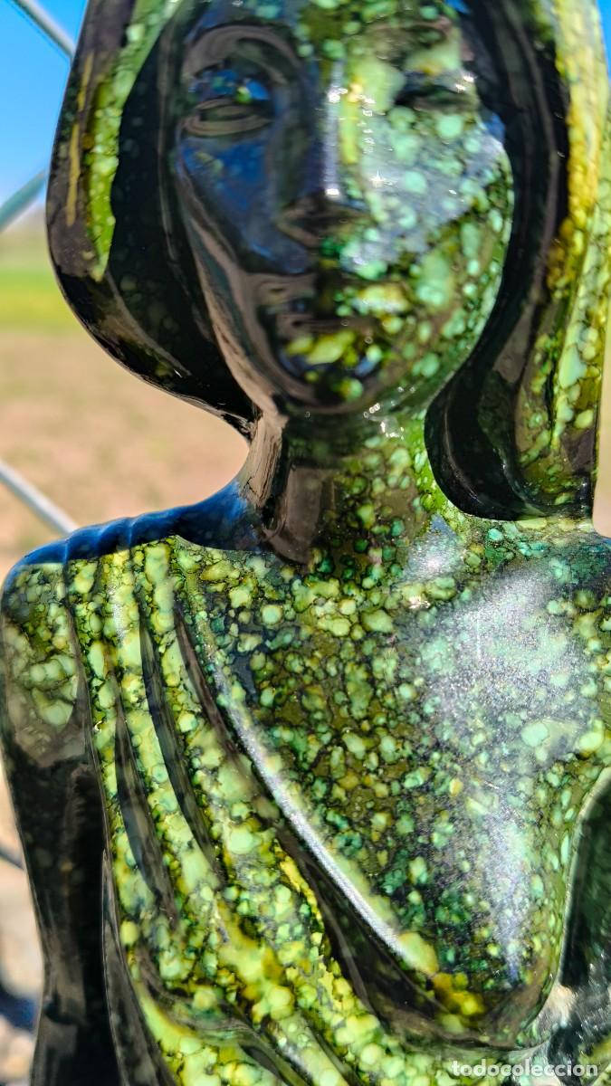 Antig&uuml;edades: Sculpture c&eacute;ramique &eacute;maill&eacute;e 1960 - Foto 8